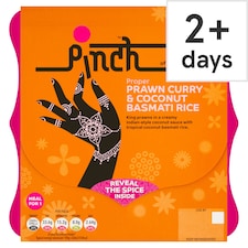 Pinch Proper Prawn Curry & Coconut Basmati Rice​ 400g