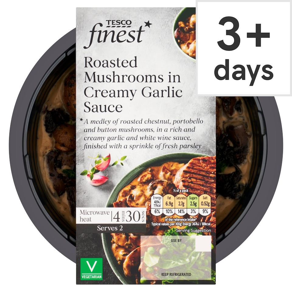 Tesco Finest Garlic Mushroom Medley 300g