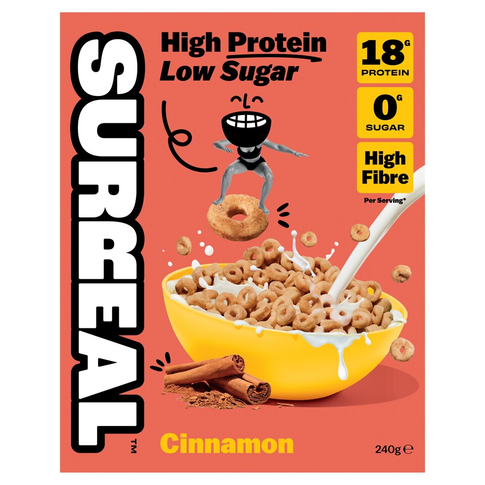 image 1 of Surreal Cinnamon High Protein Cereal 240g