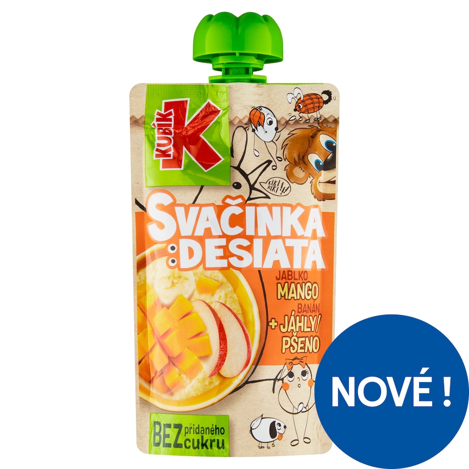 Kubík Snack Apple Mango Banana + Millet 100g