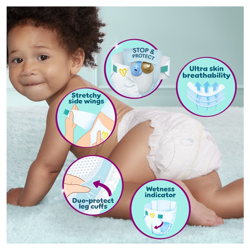image 1 of Pampers Premium Protection Size 6 28 Nappies