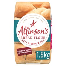 Allinson Bakers Grade Very Strong White Flour 1.5Kg