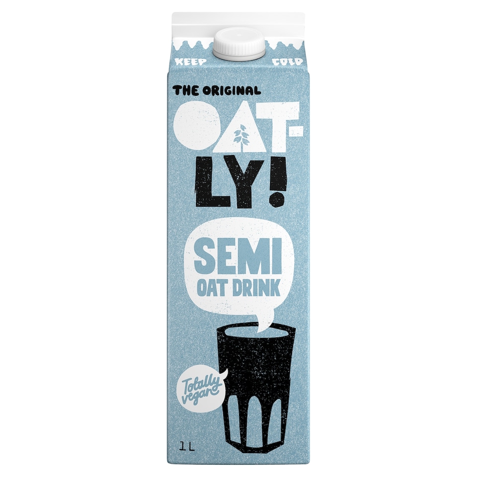 image 1 of Oatly Semi Oat Drink Chilled 1L