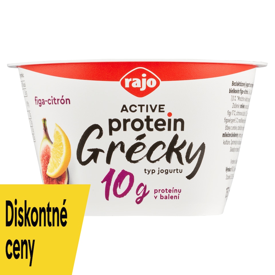 obrázok 1 z Rajo Active Protein Grécky typ jogurtu figa-citrón 150 g