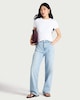 image 2 of F&F Polyamide Short Sleeved T-Shirt in White
