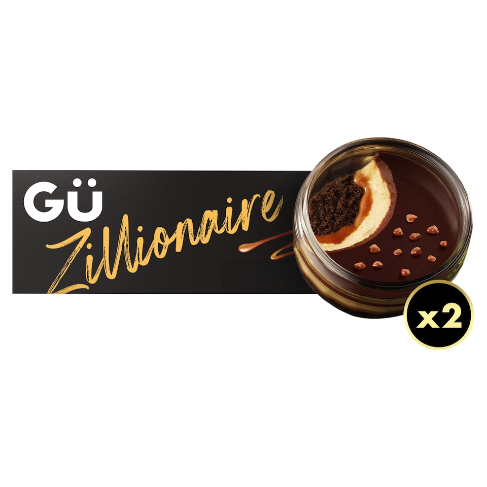 image 1 of Gu-Zillionaire Cheesecakes 2 X91.5G