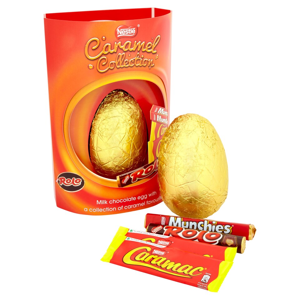 image 1 of Nestle Caramel Collection Giant Easter Egg 364G