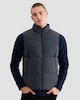 image 2 of F&F Zip Pocket Padded Shower Resistant Gilet in Grey