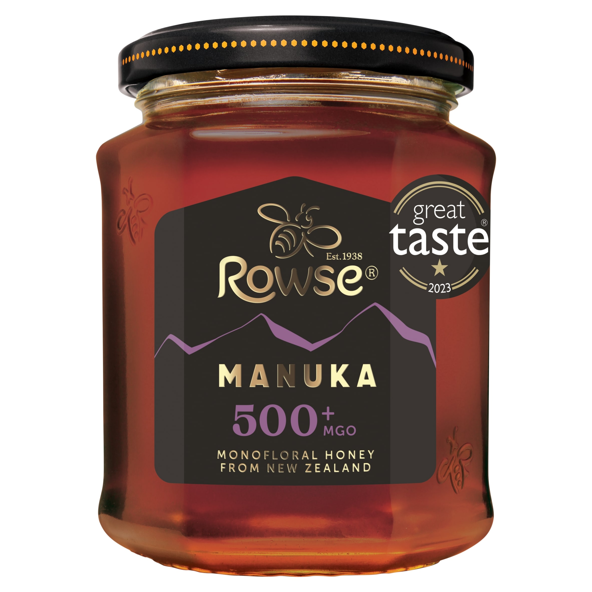 Rowse Authentic Manuka New Zealand Honey 500+ Mgo 225G