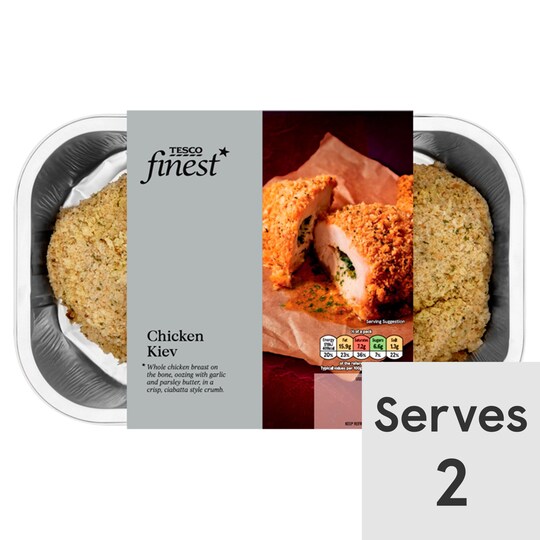 Tesco Finest Chicken Kiev 475G Tesco Groceries