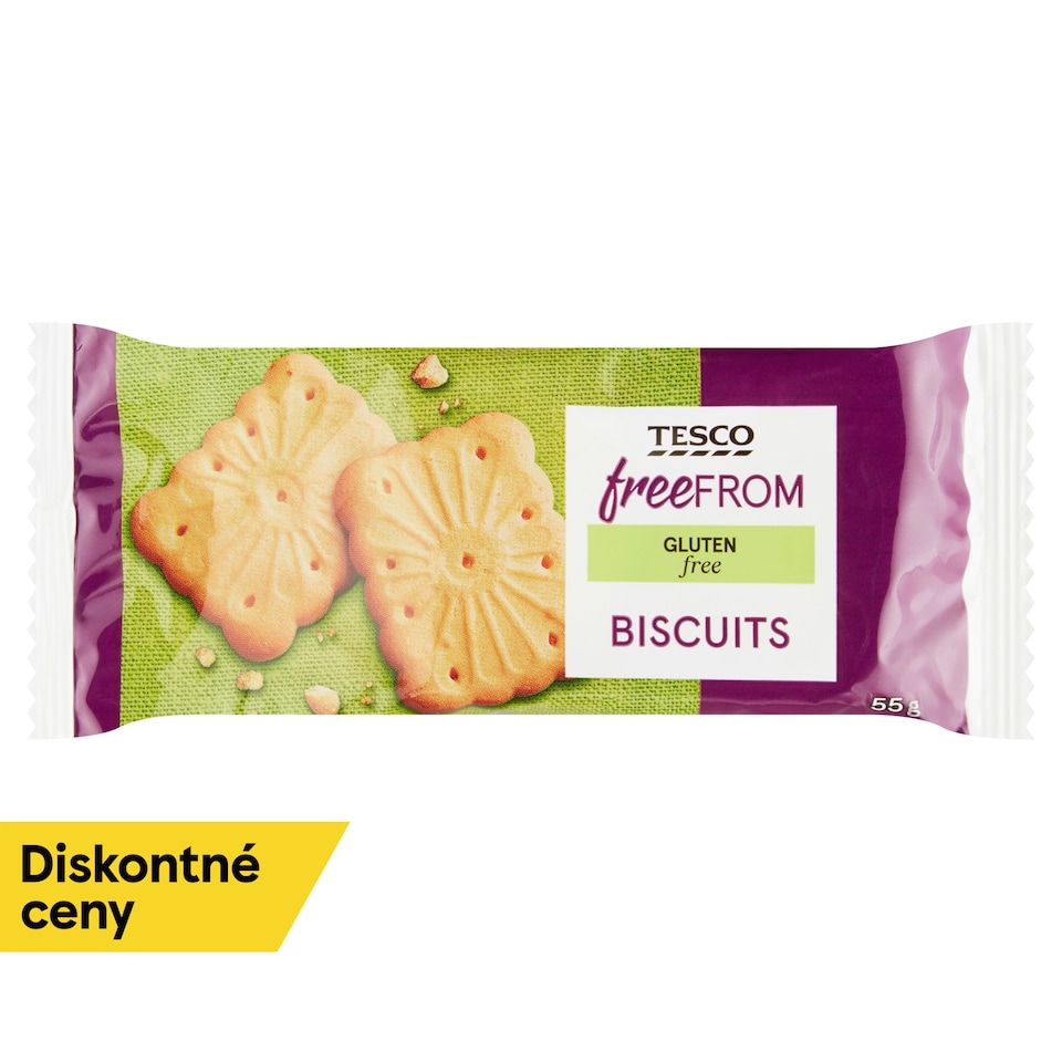 Tesco Free From Bezgluténové sušienky s maslovou príchuťou 55 g