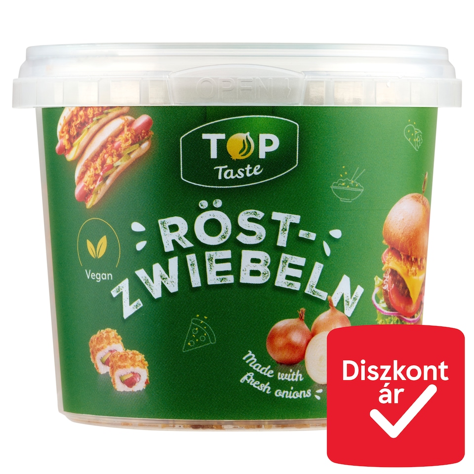 Top Taste ropogós sült hagymadarabok 100 g