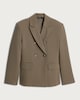 image 4 of F&F Tailored Double Breasted Co-ord Blazer in Khaki