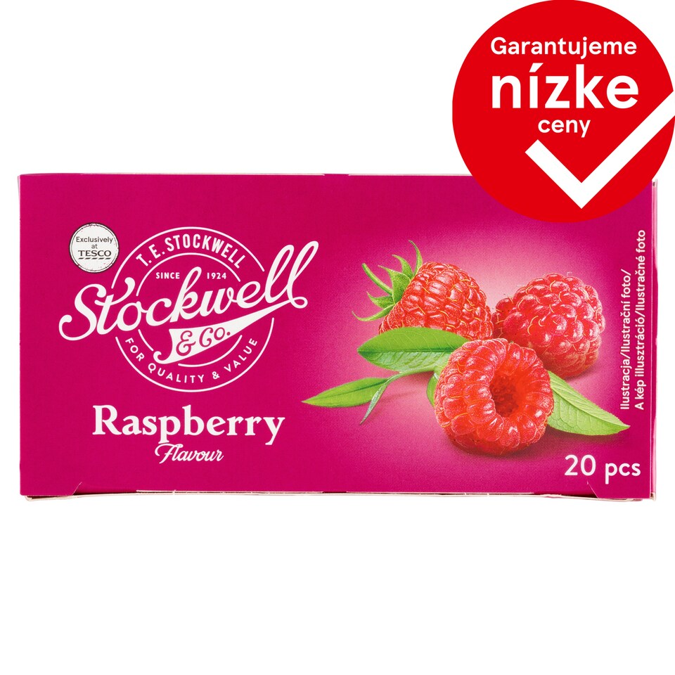 Stockwell & Co. Herbal-Fruit Tea with Raspberries 20 x 2 g (40 g)