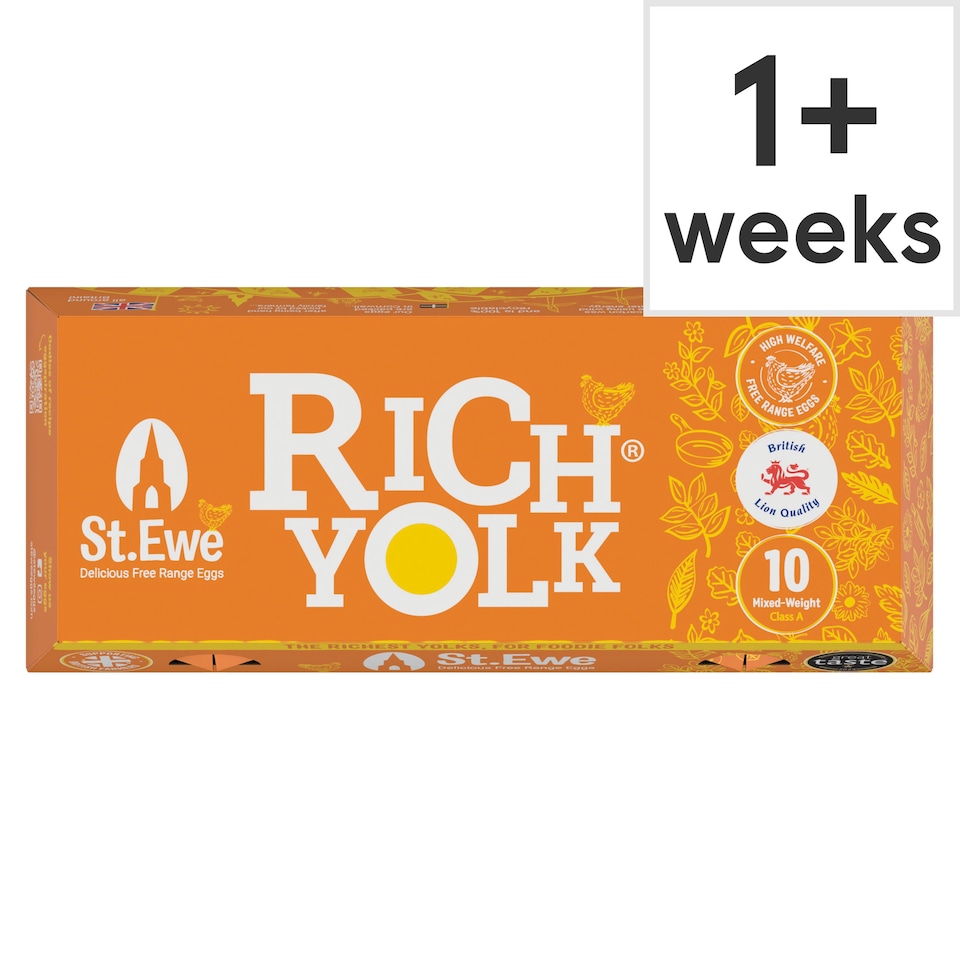 image 1 of St Ewe Free Range Rich Yolk Mixed Weight 10 Pack 
