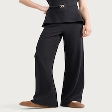 F&F Wide Leg Co-ord Trousers in Grey