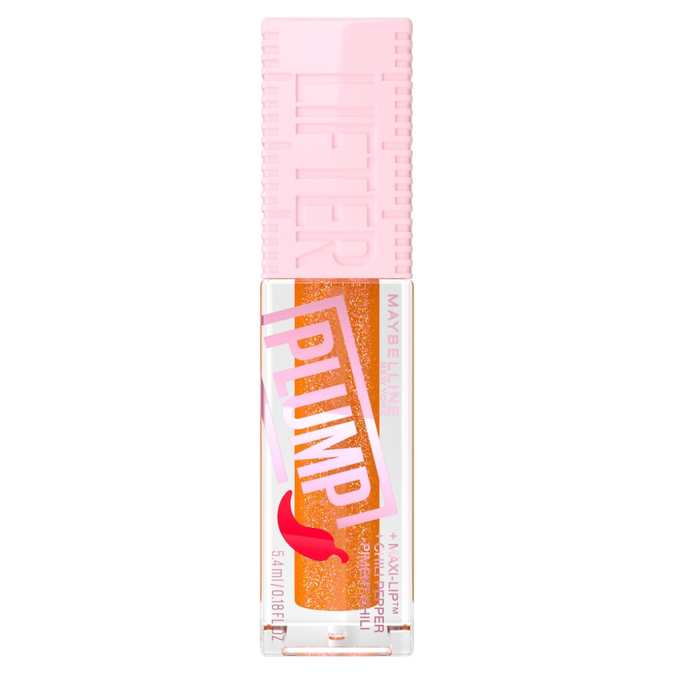 image 1 of Maybelline Lifter Plumping Lip Gloss - Hot Honey 5.4ml