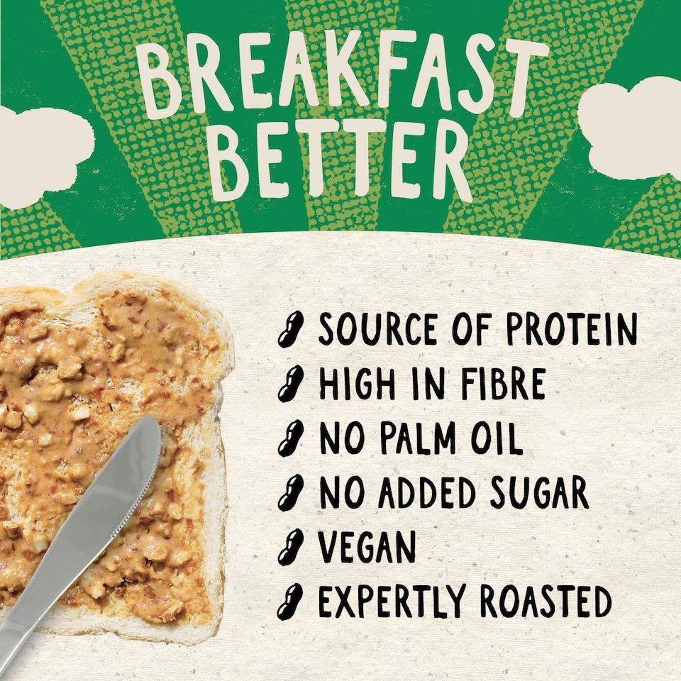image 1 of Whole Earth Crunchy Peanut Butter 454G