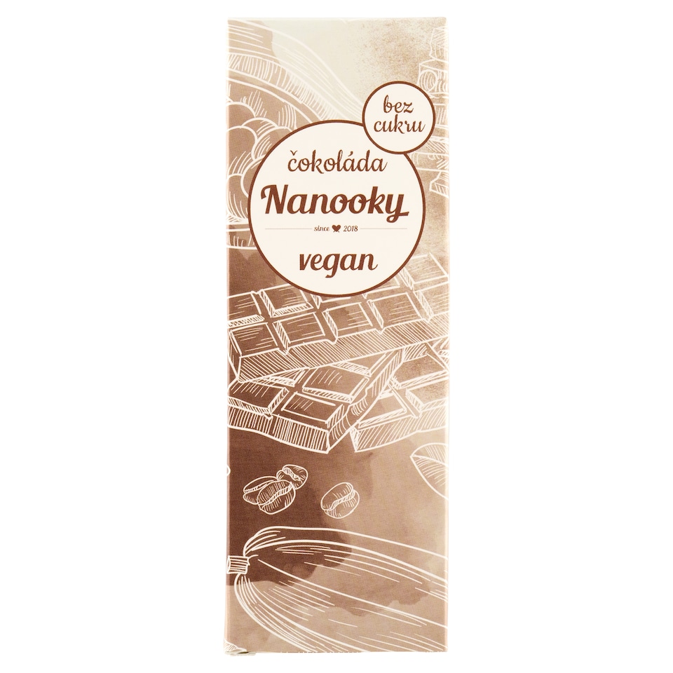 Obrázek 1 pro produkt Nanooky Mražený veganský krém bez cukru čokoláda 90ml