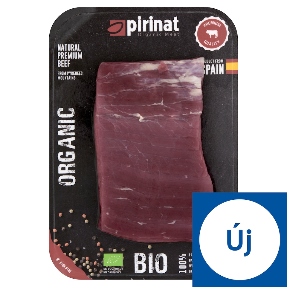 Pirinat organikus flank steak