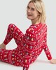 image 1 of Bluey Matching Family Christmas Pyjamas in Red