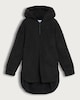 image 4 of F&F Fleece Pocket Front Hooded Pyjama Jacket in Grey
