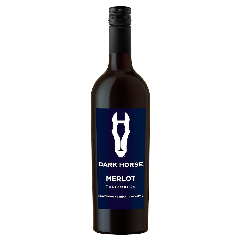 image 1 of Dark Horse Merlot 75Cl