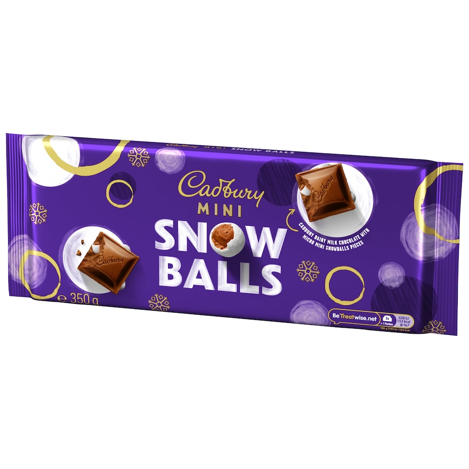 image 1 of CADBURY MINI SNOWBALLS 350g