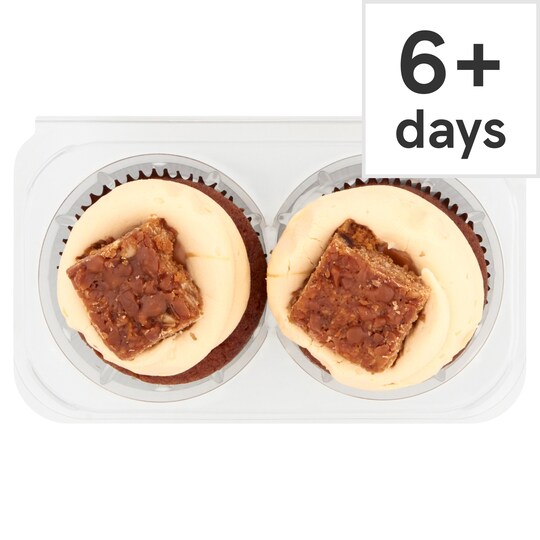 Tesco Finest 2 Sticky Toffee Cupbakes Tesco Groceries
