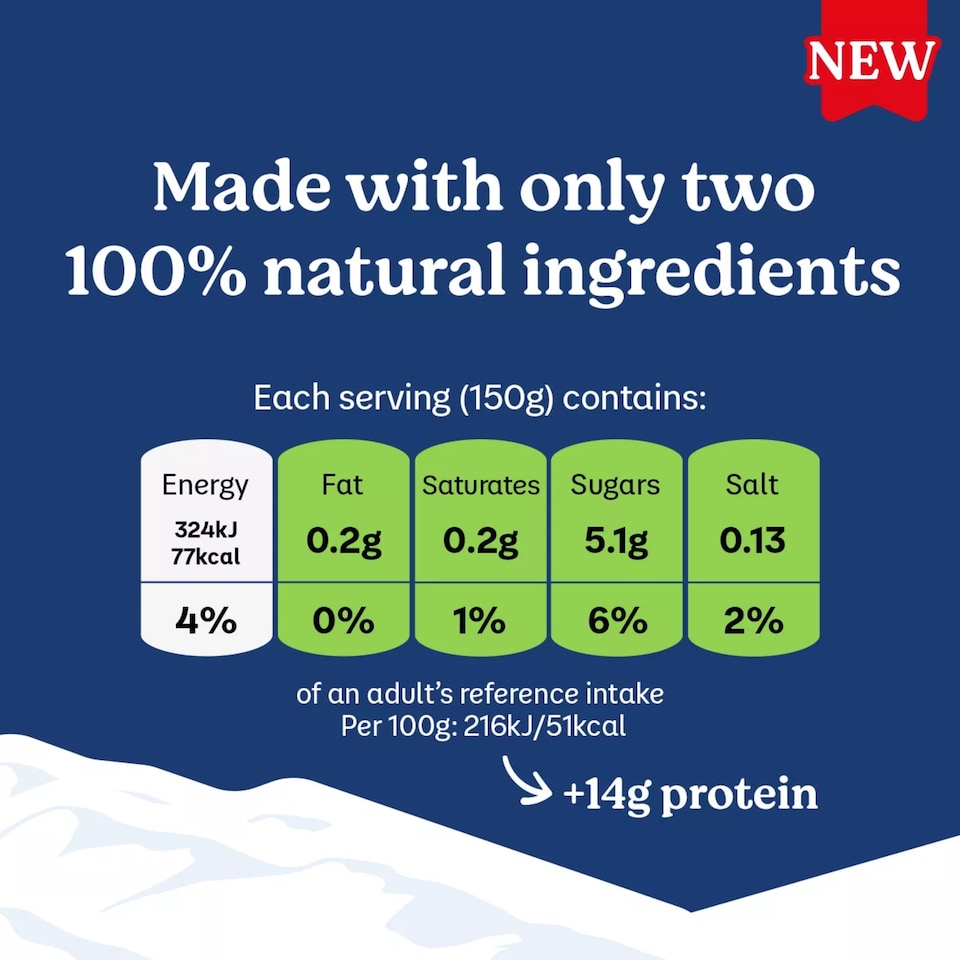 image 1 of Danone Skyr High Protein 0% Fat Natural Yoghurt 150g