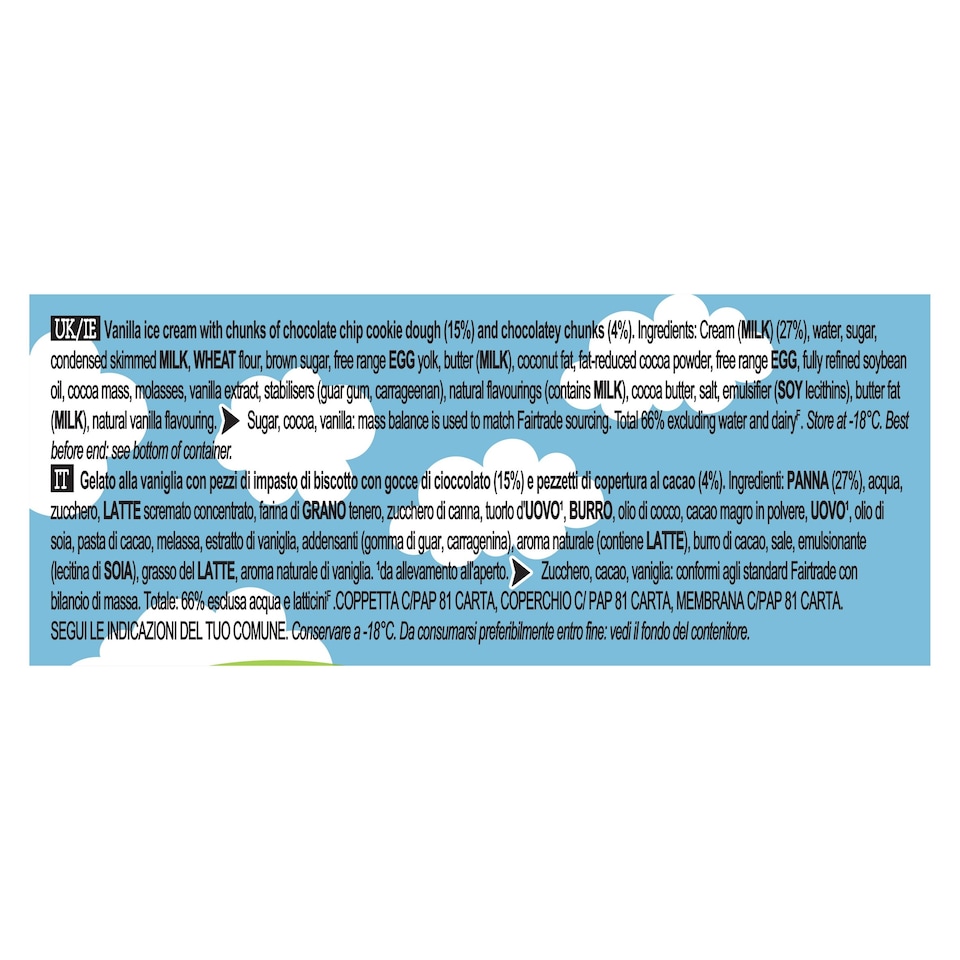image 1 of BEN AND JERRY'S COOKIE DOUGH ICE CREAM TUB 100ML