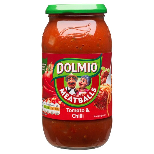 Dolmio Meatballs Sauce Tomato And Chilli 500G - Tesco Groceries