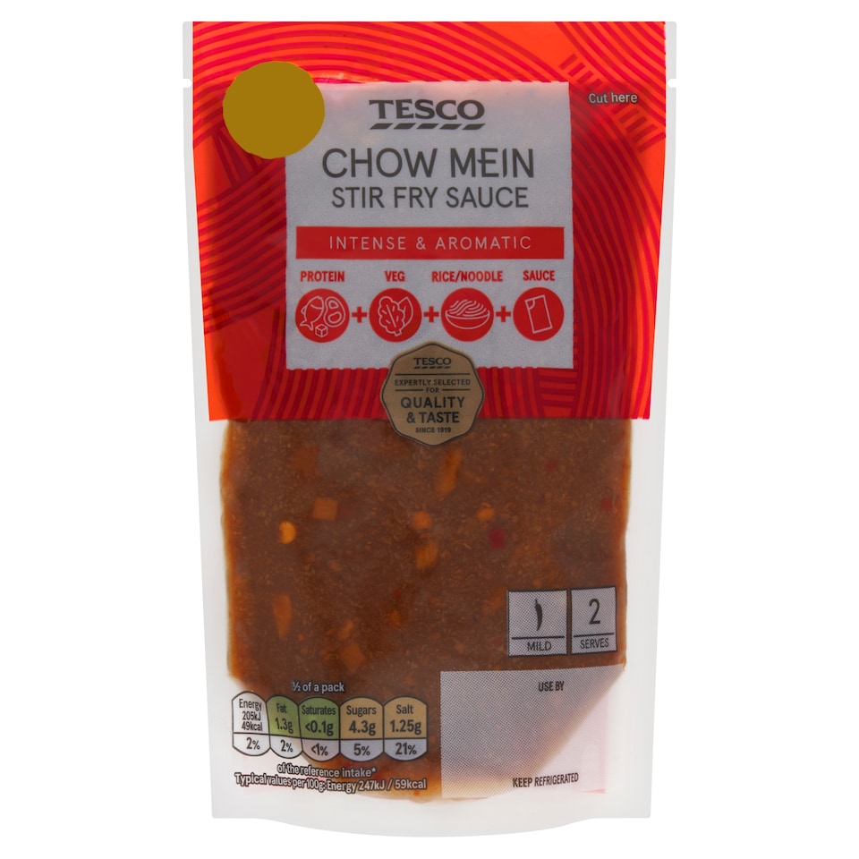 Tesco Chow Mein Stir Fry Sauce 165g