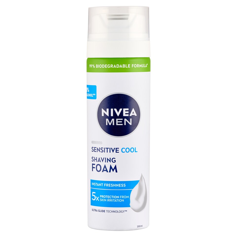 image 1 of NIVEA MEN Sensitive Cool Shaving Foam 200 ml