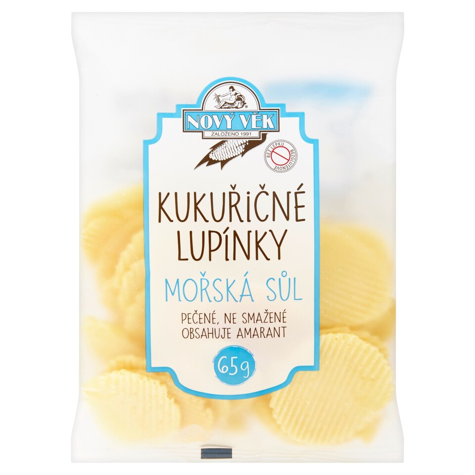 Obrázek 1 pro produkt Nový Věk Kukuřičné lupínky mořská sůl 65g