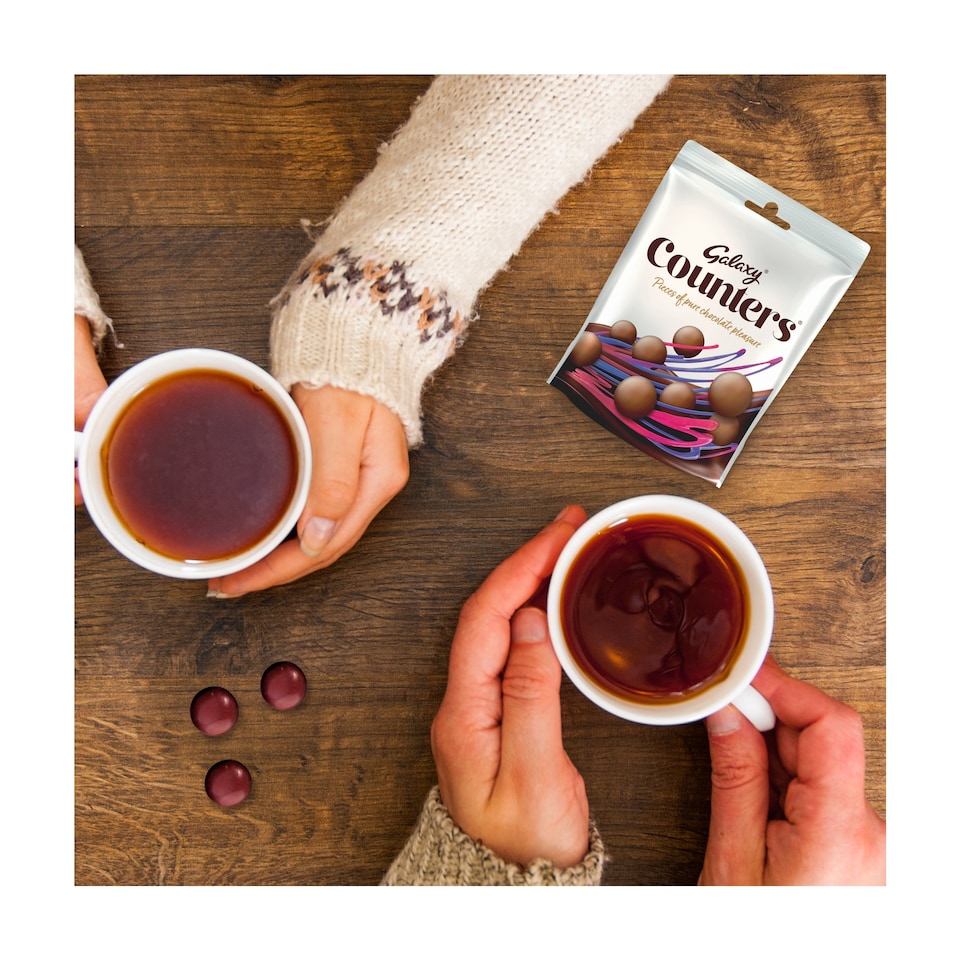 image 1 of Galaxy Milk Chocolate Counters 112g Pouch Bag