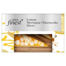 Tesco Finest 2 Lemon Meringue Cheesecake Slices 180G