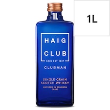 Haig Club Clubman Scotch Whisky Bottle 40% Vol 1L