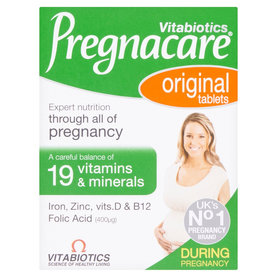 Vitabiotics Pregnacare Prenatal Vitamin & Mineral Tablets 30s