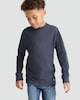 image 1 of F&F Boys Pure Cotton Long Sleeved T-Shirt in Grey
