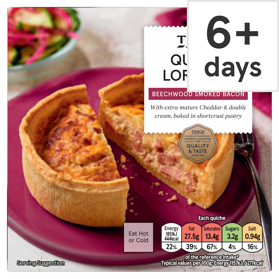 Tesco Quiche Lorraine 160g