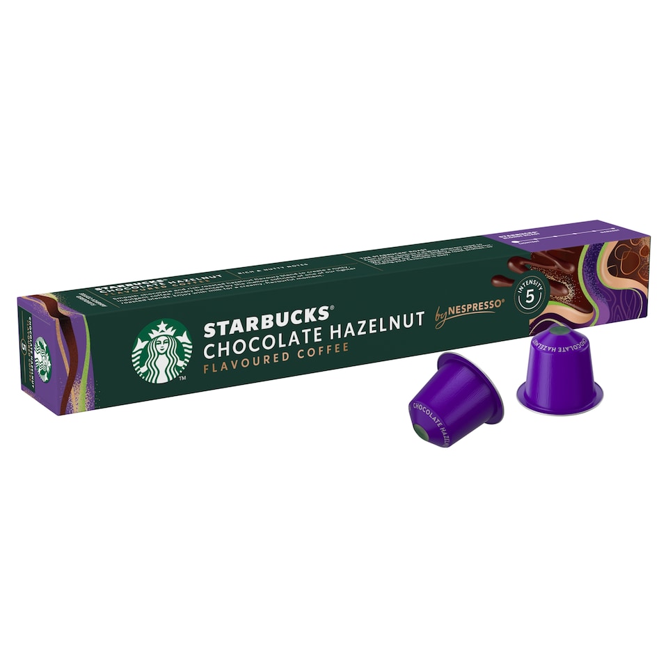 image 1 of Starbucks by Nespresso Chocolate Hazelnut Coffee 10 Capsules 51G