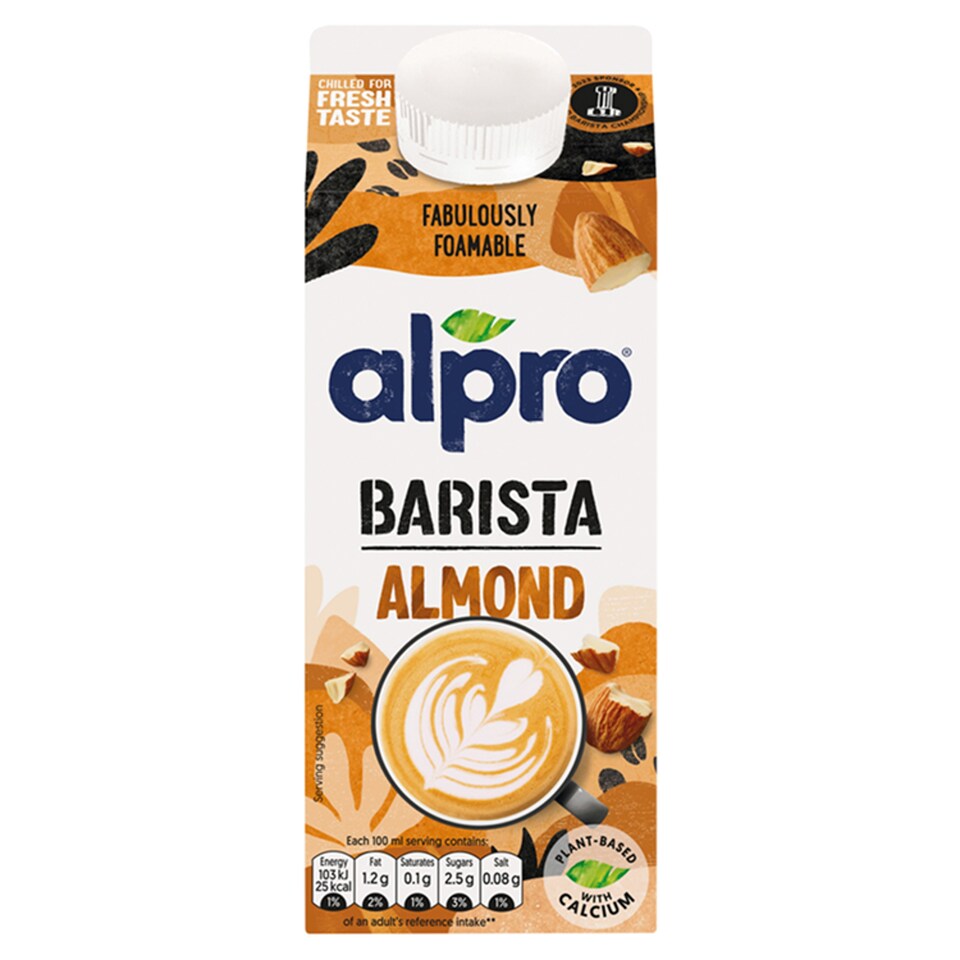 image 1 of Alpro Barista Almond Chilled Dairy Free Drink 750ml