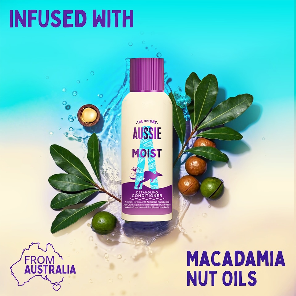 image 1 of Aussie Miracle Moist Conditioner 100Ml