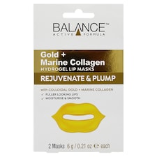 Balance Active Formula Gold +Marine Collagen Lip Masks 6G X2