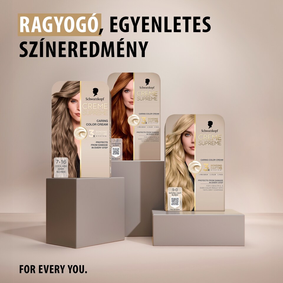 image 1 of Schwarzkopf Creme Supreme Permanent Color Creme 7-16 Cool Ash Blonde