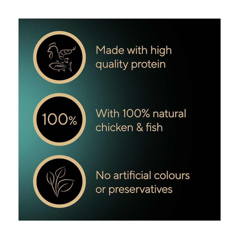 image 1 of SHEBA Filets Adult Cat Food Tray with Chicken,Shrimp,Salmon & Tuna 6 x 60g