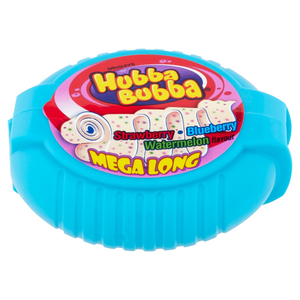image 1 of Hubba Bubba Mega Long Strawberry-Blueberry-Watermelon Flavoured Chewing Gum 56 g