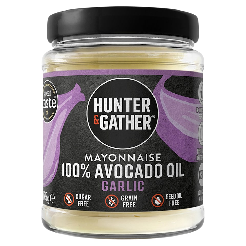 image 1 of Hunter & Gather Avocado Oil Mayonnaise Garlic 175g