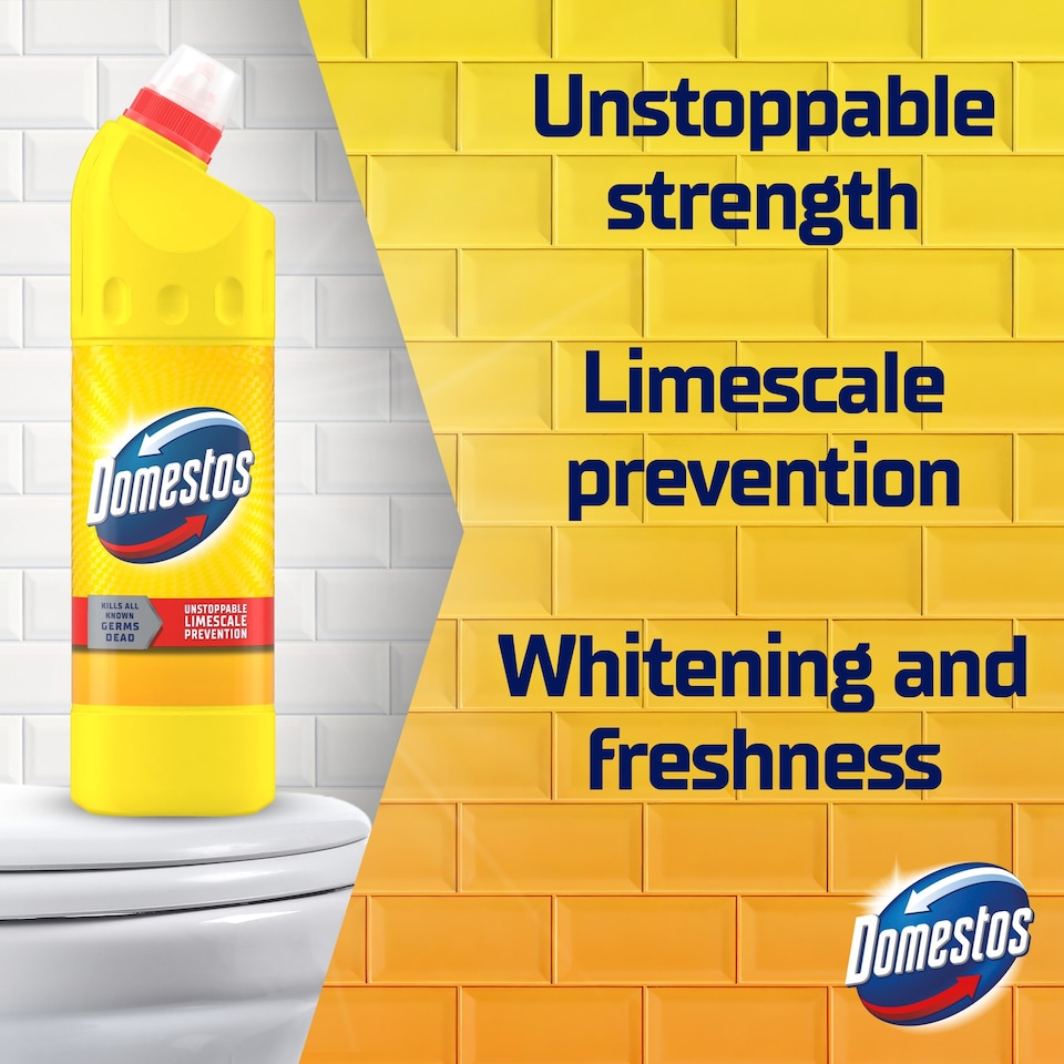 image 1 of Domestos Citrus Bleach 1.25L